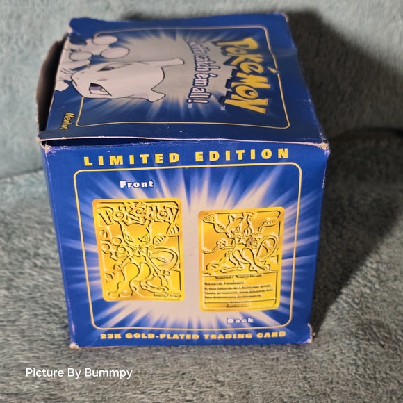 limited edition 23k gold plated trading card Pokemon Gold-Plated - Mewtwo Pikachu [Gold Plated] #25 Prices